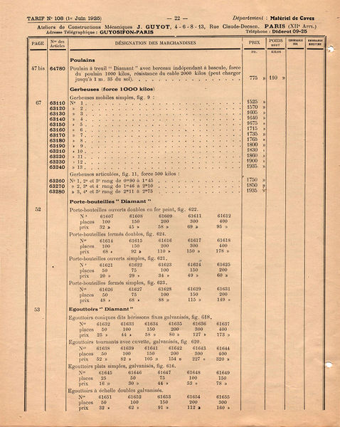 Datei:1925 Guyot Tarif 22.jpg