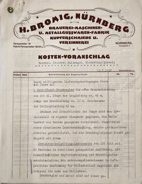 Datei:1927 Bromig Kostenvoranschlag1.jpg