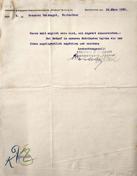 Datei:1920 HK Brief1 an Haldengut.jpg