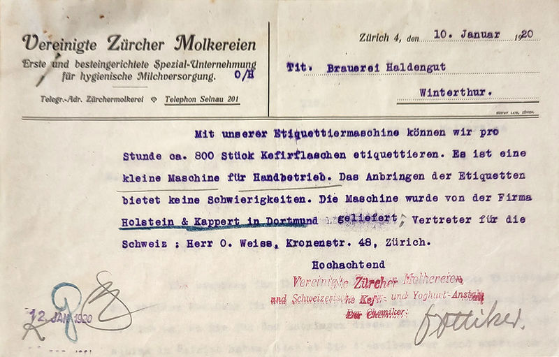 Datei:1920 Zuercher Molkereien Brief.jpg